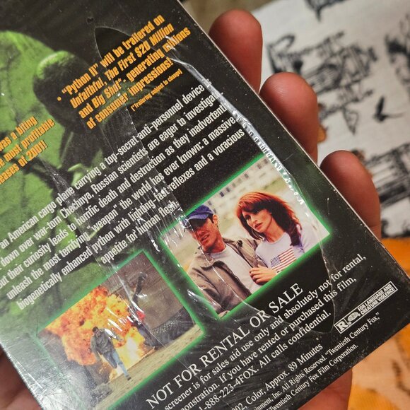 Python II: The Beast Is back (VHS, 2002) New Sealed Promo Screener Copy - Picture 9 of 10